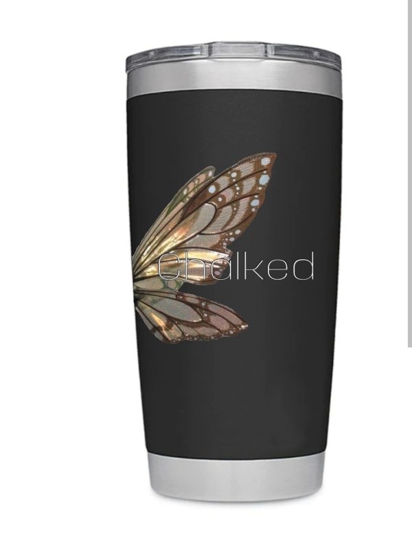 Chalked Butterfly Tumbler - Image 2